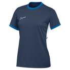 Nike Women's Dri-Fit Academy 25 Short Sleeve Top in obsidian