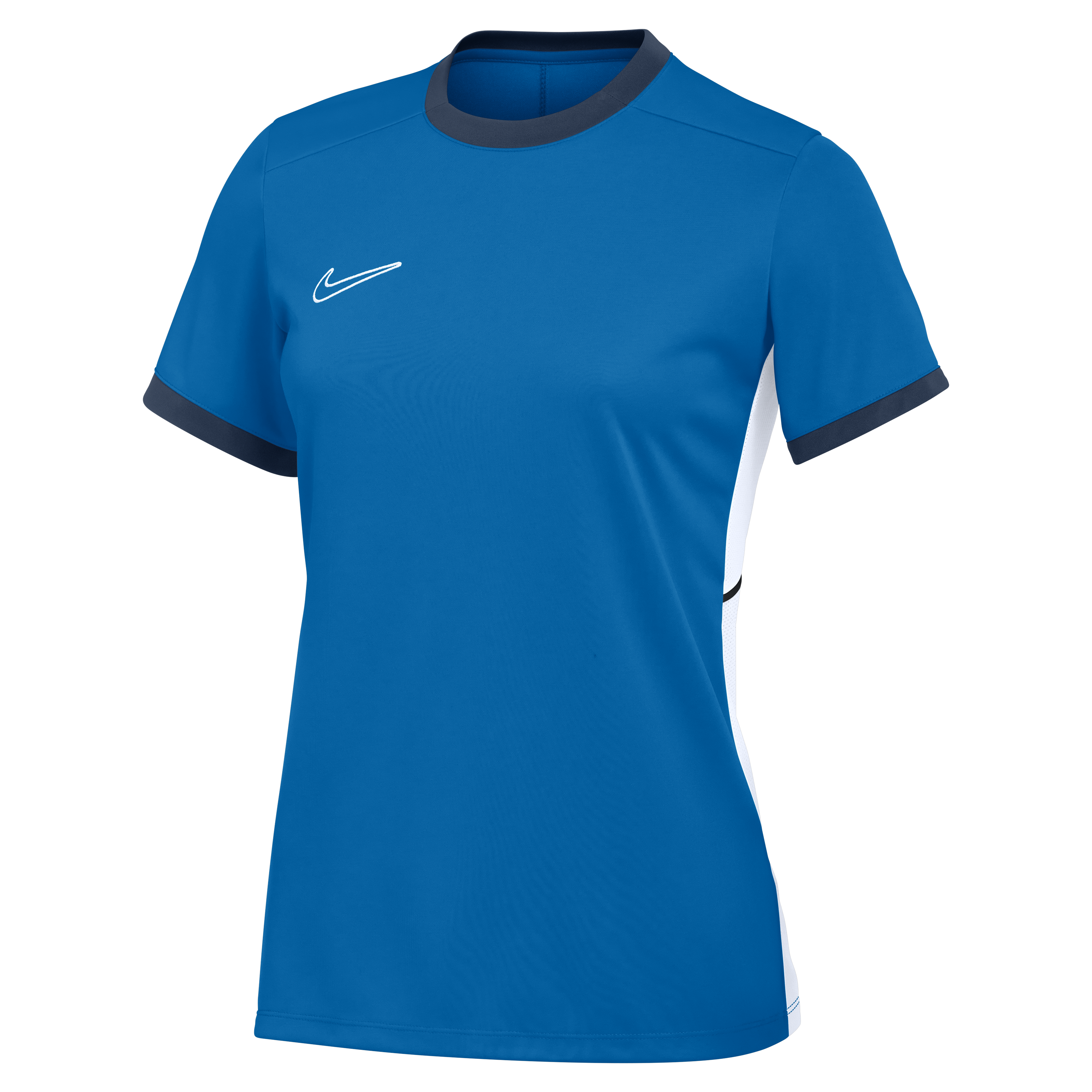 Nike Women's Dri-Fit Academy 25 Short Sleeve Top in royal blue