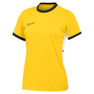 Nike Women's Dri-Fit Academy 25 Short Sleeve Top in tour yellow