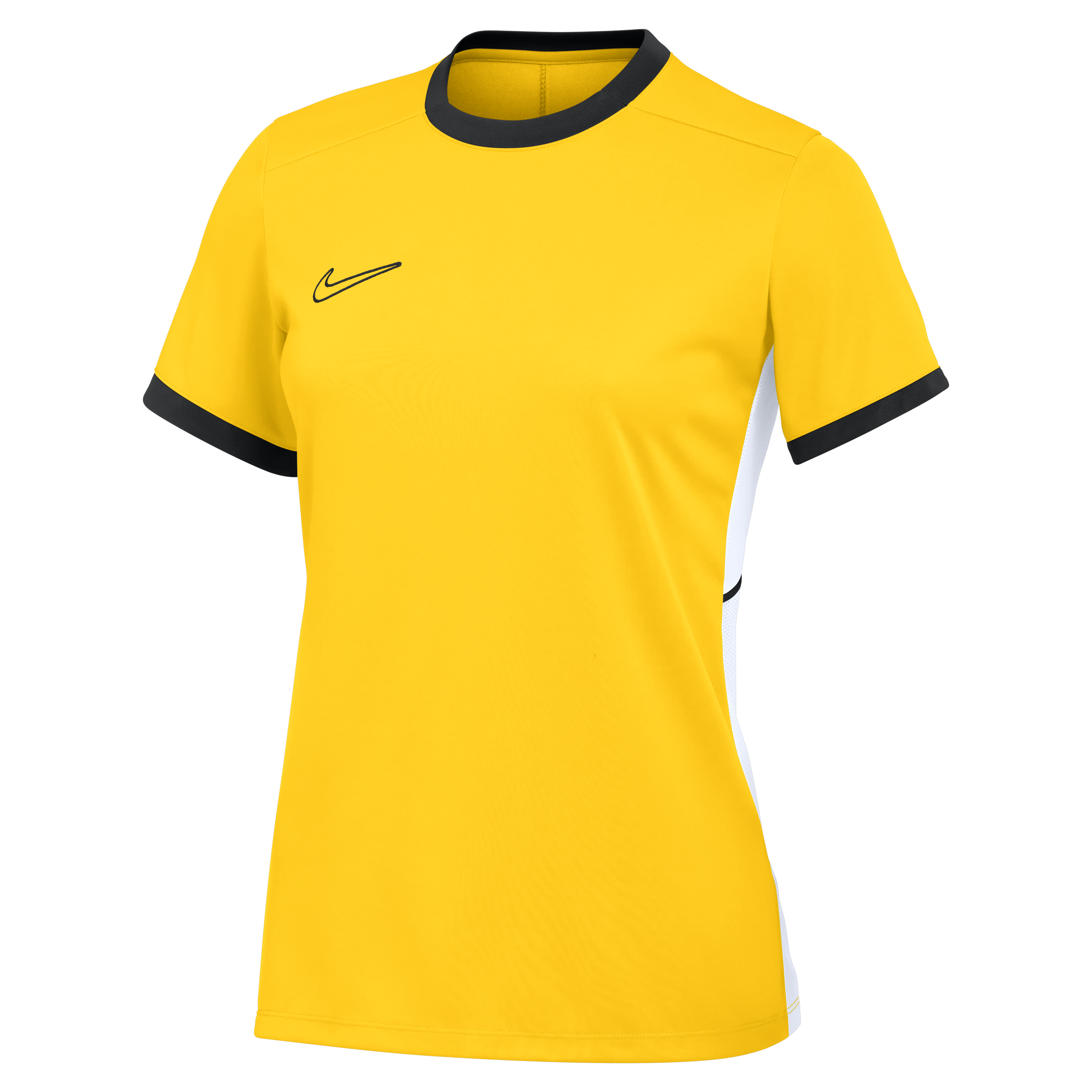 Nike Women's Dri-Fit Academy 25 Short Sleeve Top in tour yellow