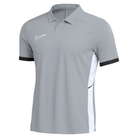 Nike Dri-Fit Academy 25 Short Sleeve Polo in wolf grey/black