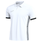 Nike Dri-Fit Academy 25 Short Sleeve Polo in white/black