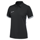 Nike Women's Dri-Fit Academy 25 Short Sleeve Polo in black