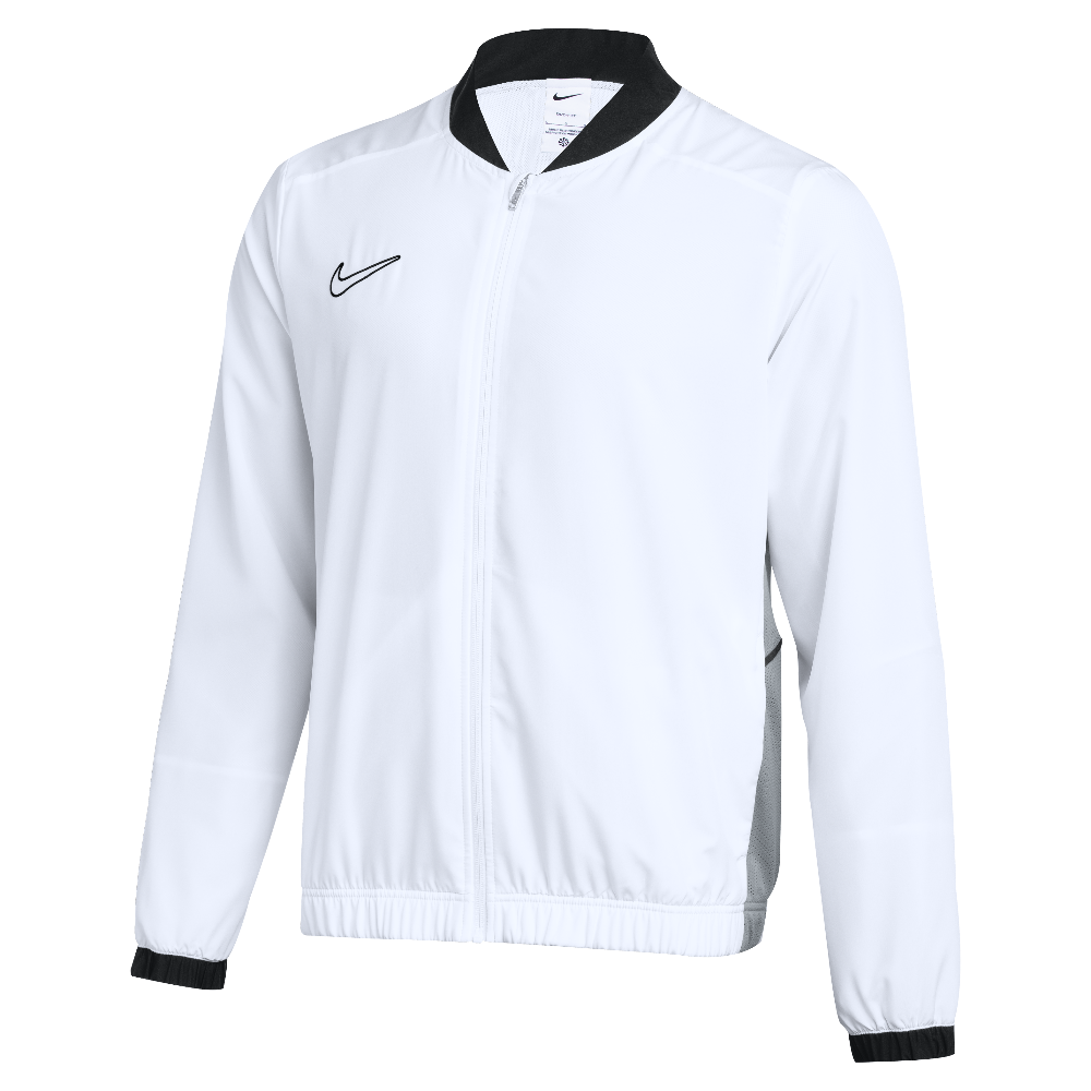 Nike Dri-Fit Academy 25 Woven Track Jacket in white/black