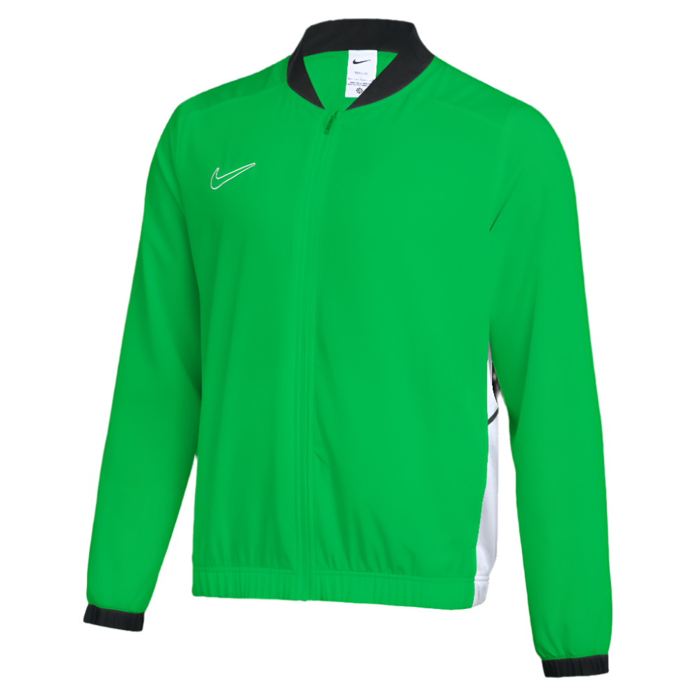 Nike Dri-Fit Academy 25 Woven Track Jacket in green spark/black