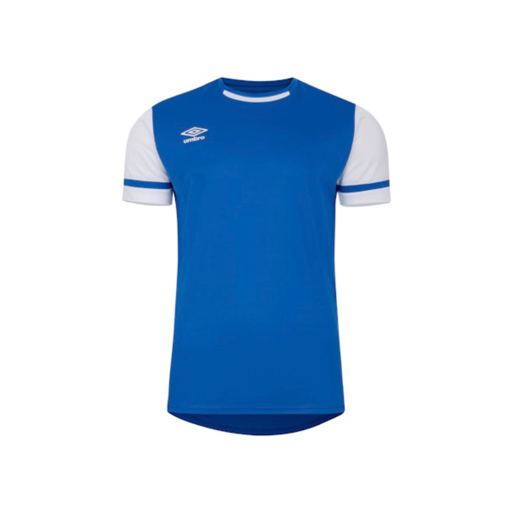 Umbro Cavelle Short Sleeve Jersey in royal blue and white