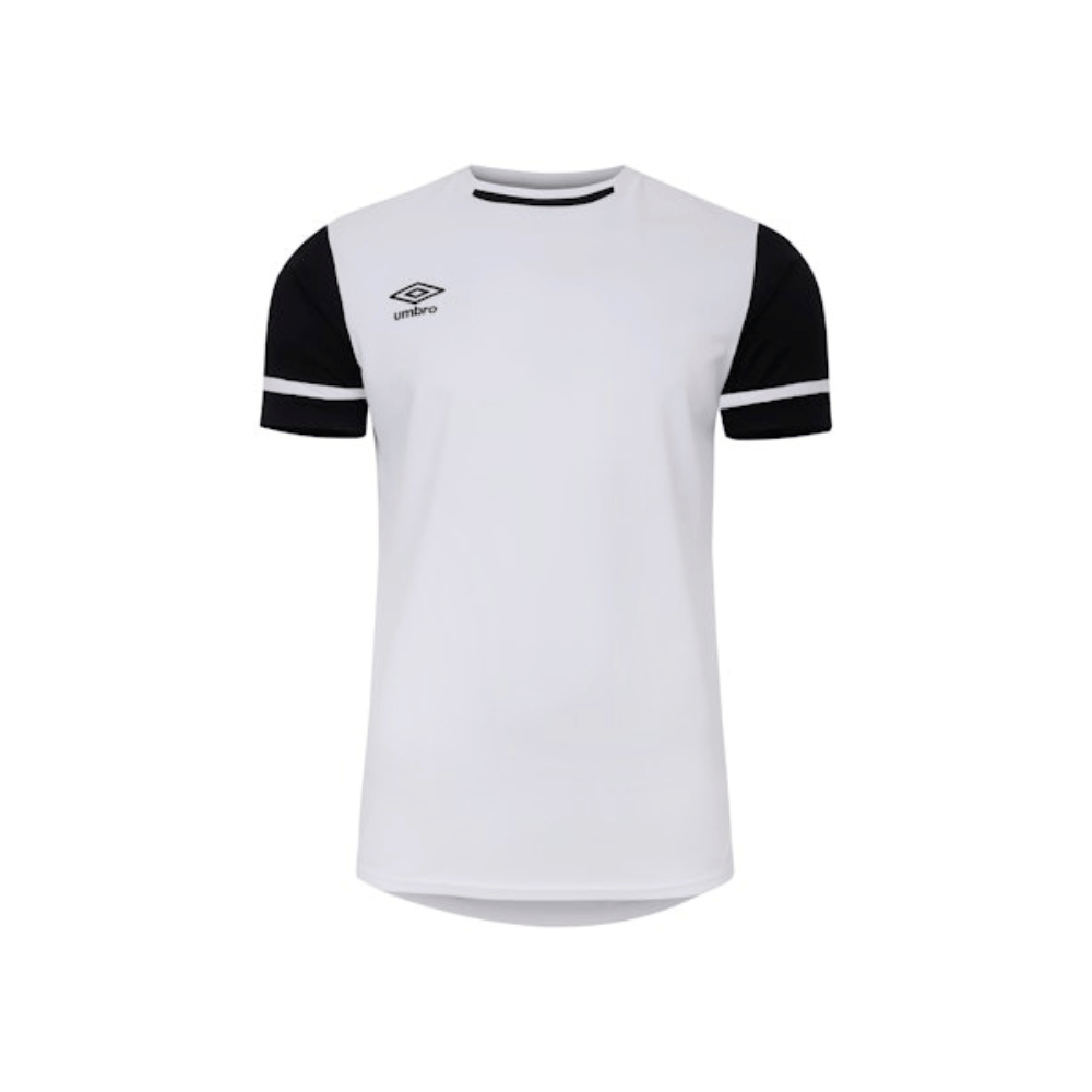 Umbro Cavelle Short Sleeve Jersey in white/black