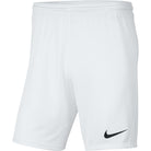 Nike Park III Short in White/Black