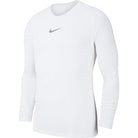 Nike Park First Layer Shirt Long Sleeve in White/Cool Grey