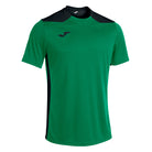 Joma Championship VI Short Sleeve Shirt in Green/Black