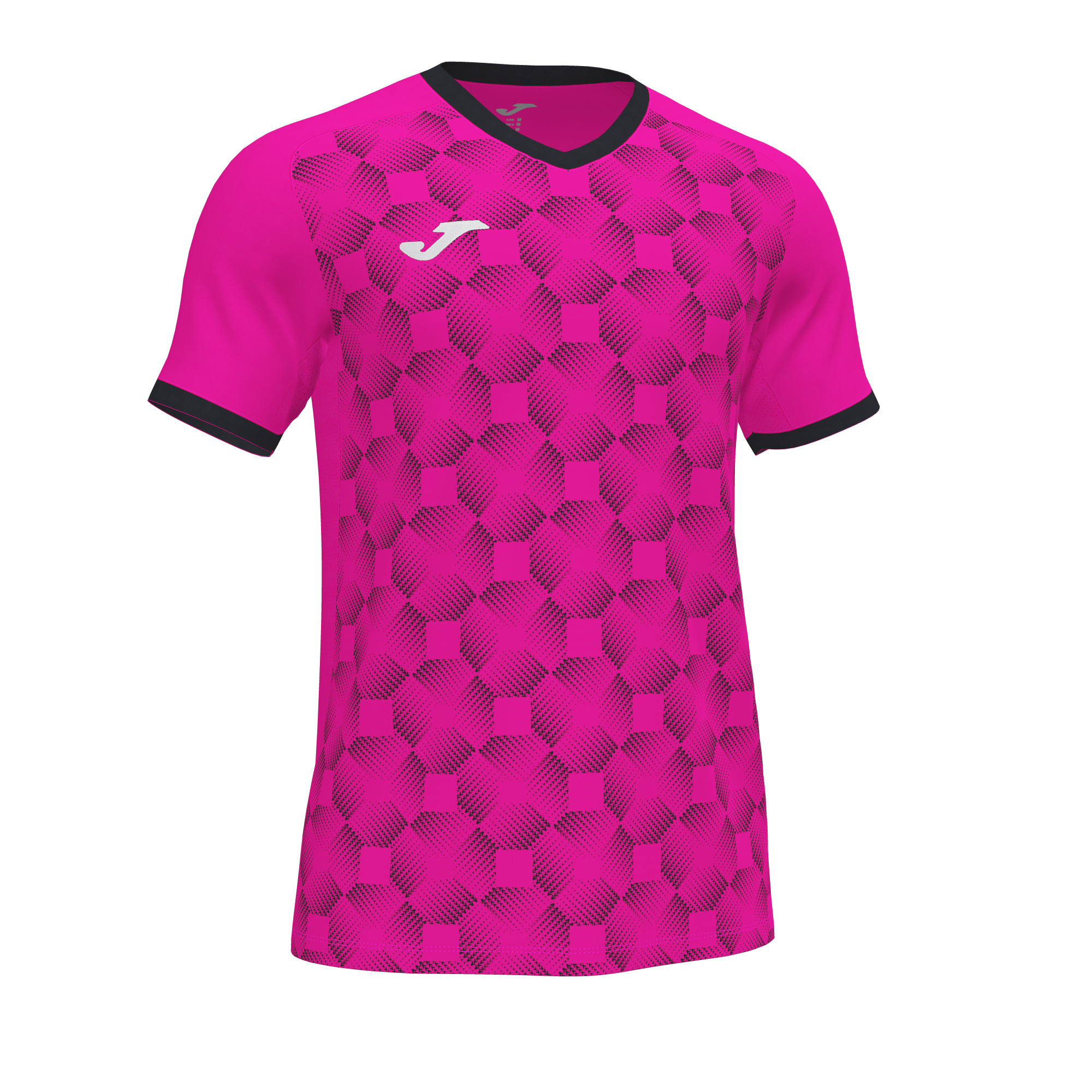 Joma Supernova III Short Sleeve Shirt in Pink/Black