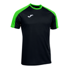 Joma Eco Championship Short Sleeve Shirt in black/fluor green