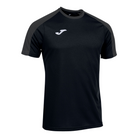 Joma Eco Championship Short Sleeve Shirt in black/anthracite