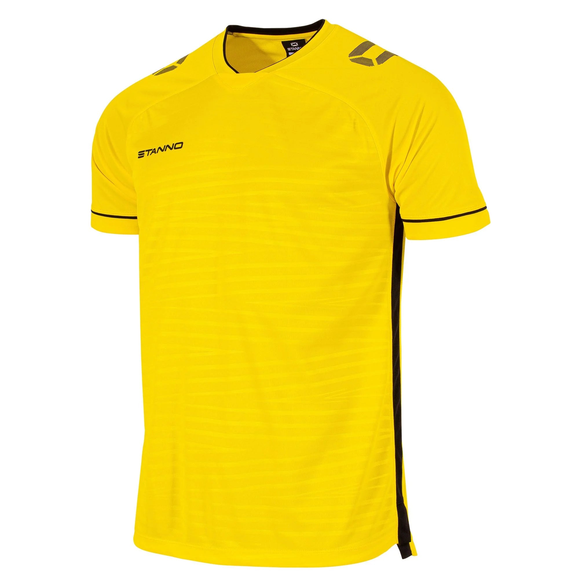 Stanno Dash Short Sleeve Shirt in Yellow/Black