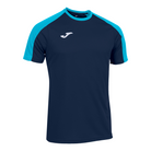 Joma Eco Championship Short Sleeve Shirt in navy/turqoise