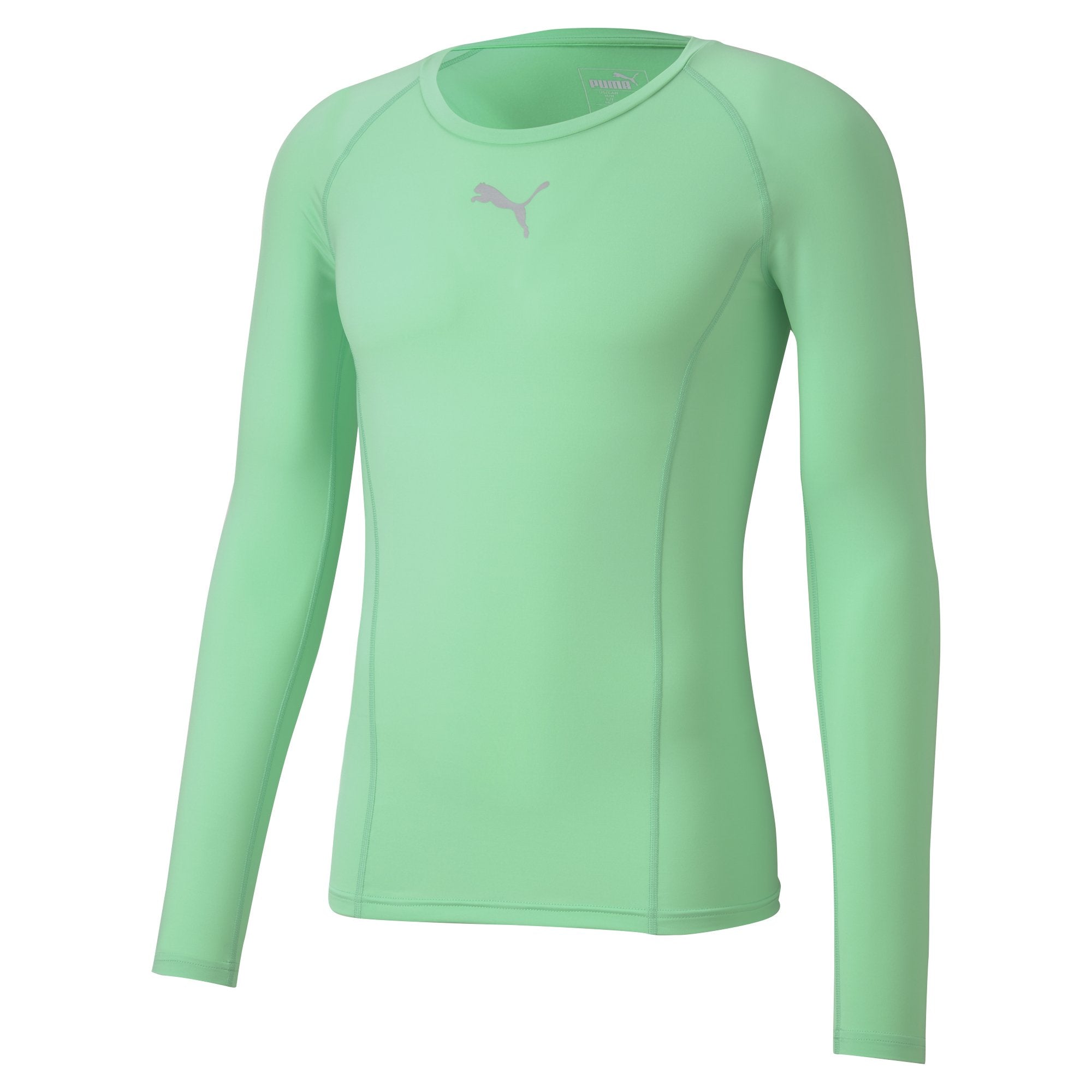 Puma Liga Long Sleeve Baselayer in green glimmer