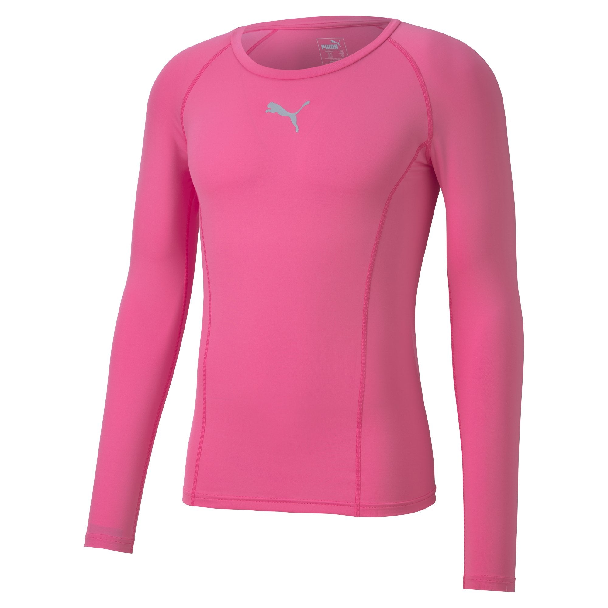 Puma Liga Long Sleeve Baselayer in pink glimmer