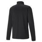 Puma Team Rise 1/4 Zip Top in BLACK/WHITE