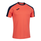 Joma Eco Championship Short Sleeve Shirt in fluor orange and navy