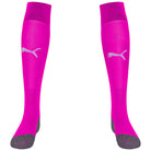 Puma Liga Socks Core in Fuschia Purple/White