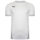 Puma Goal Shirt in White/Gray Violet