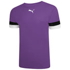 Puma Team Rise Short Sleeve Shirt in Prism Violet-Black-White