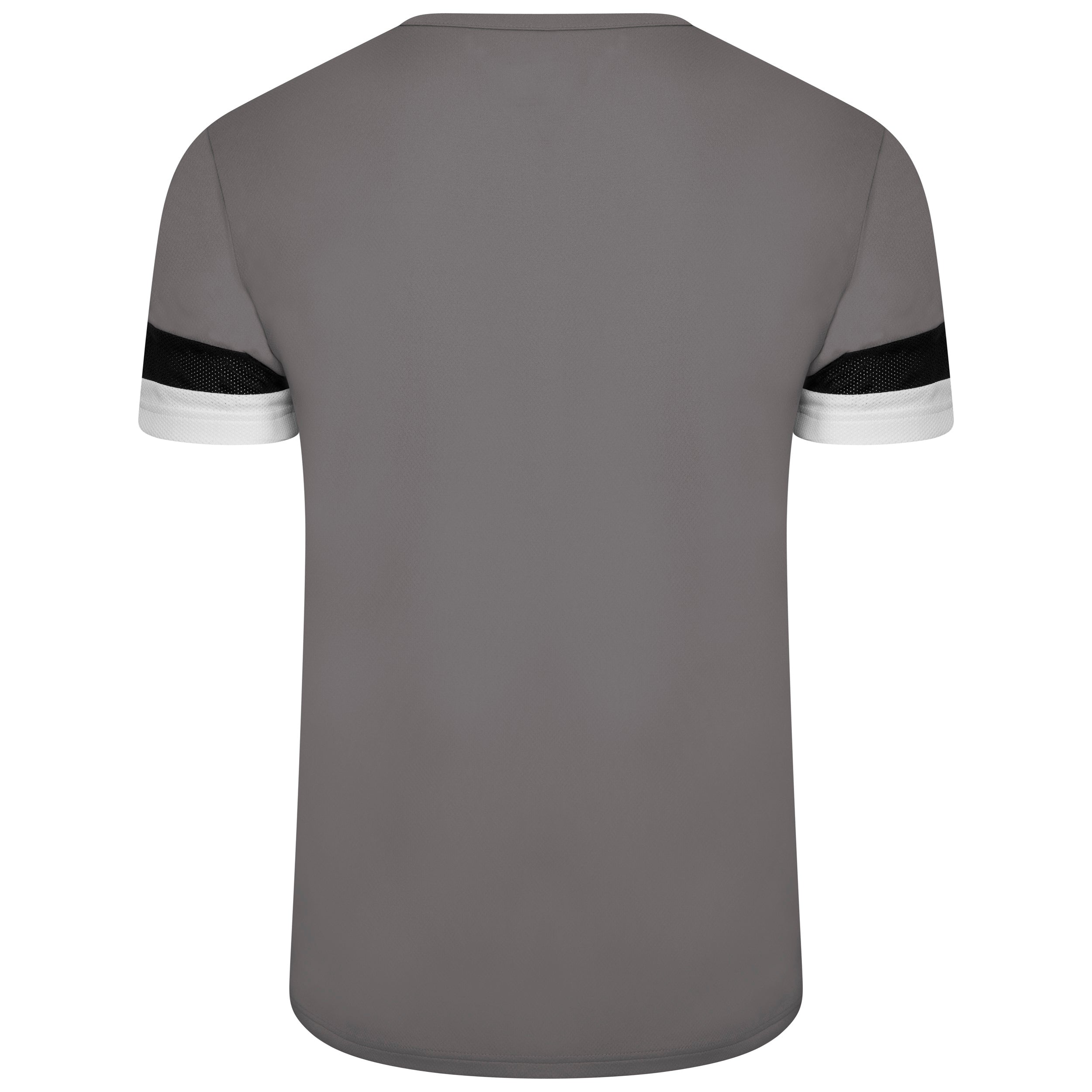 Puma Team Rise Short Sleeve Shirt in Smoked Pearl/Black/White