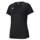 Puma Team Liga 25 Short Sleeve Shirt Womens in black