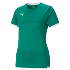 Puma Team Liga 25 Short Sleeve Shirt Womens in pepper green