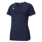 Puma Team Liga 25 Short Sleeve Shirt Womens in peacoat