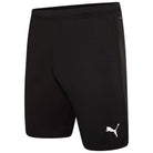 Puma Team Rise Shorts in Black/White