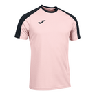 Joma Eco Championship Short Sleeve Shirt in pink/navy