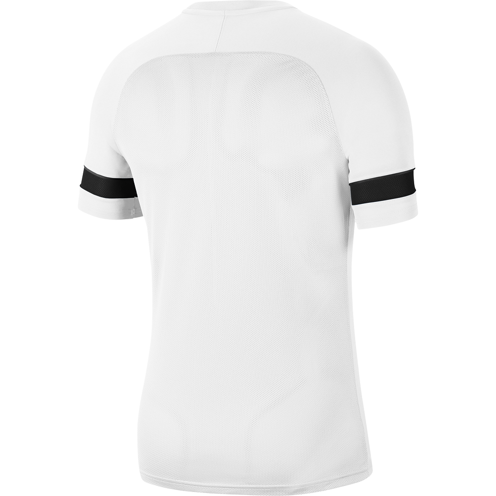 Nike Academy 21 Top Short Sleeve in White/Black/Black/Black