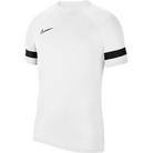 Nike Academy 21 Top Short Sleeve in White/Black/Black/Black