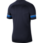 Nike Academy Top Short Sleeve in Obsidian/Royal Blue