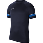 Nike Academy Top Short Sleeve in Obsidian/Royal Blue