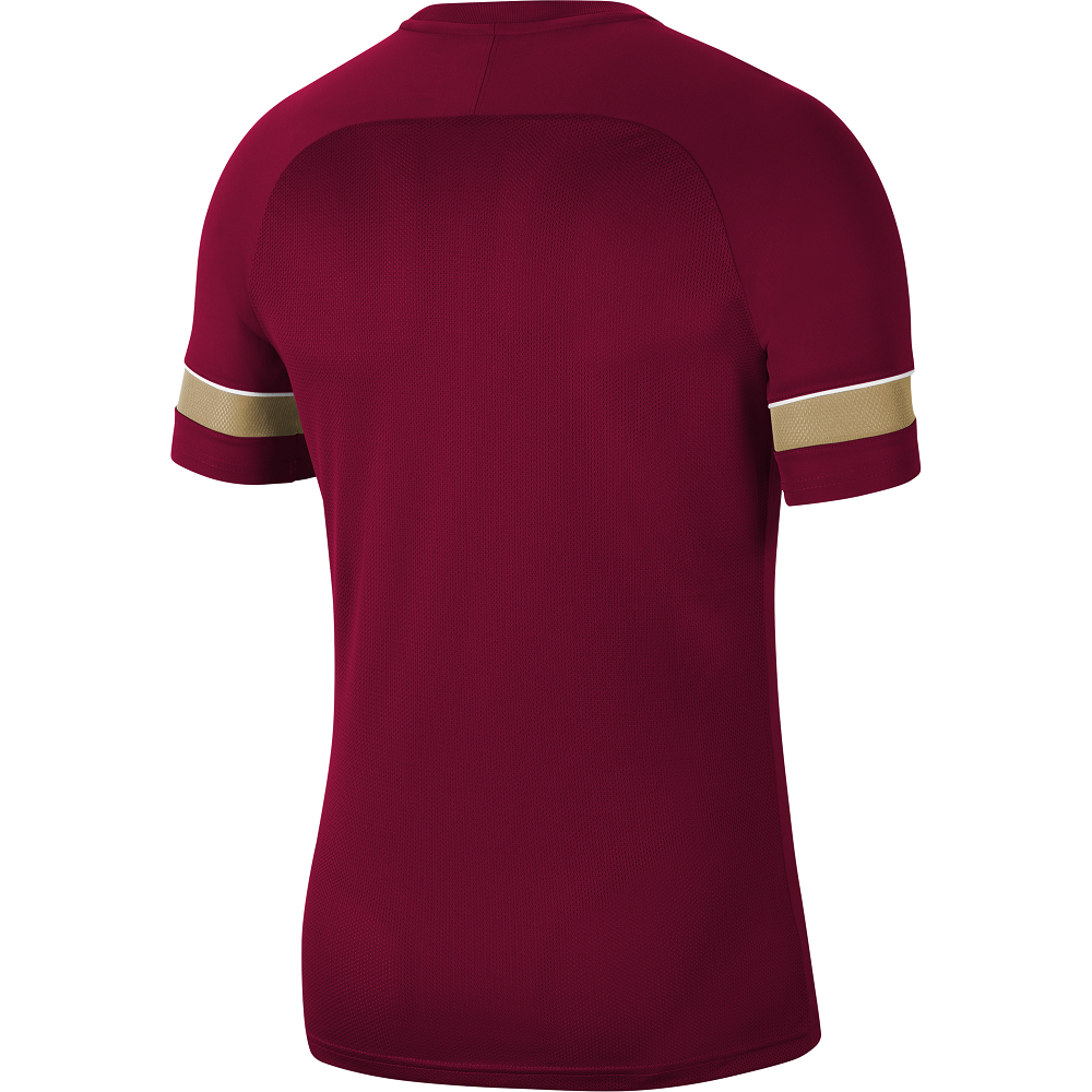 Nike Academy 21 Top Short Sleeve in Team Red/Jersey Gold