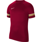 Nike Academy 21 Top Short Sleeve in Team Red/Jersey Gold