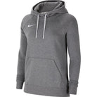 Nike Park 20 Hoodie Womens in Charcoal Heather/White