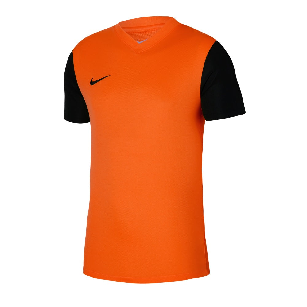 Nike Dri-Fit Tiempo Premiere II Jersey Short Sleeve in safety orange/black