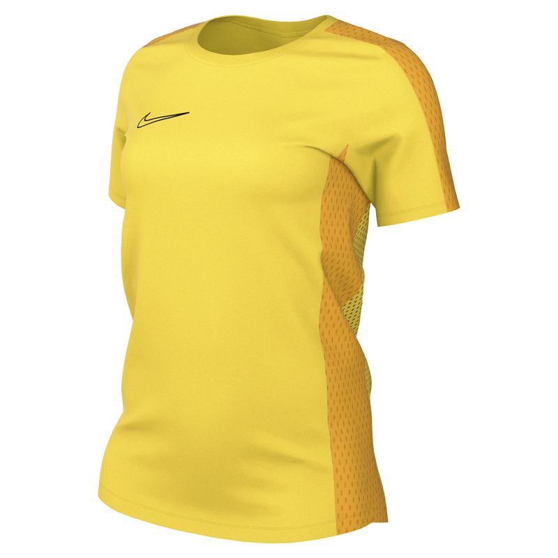 Nike Dri FIT Academy 23 Womens Short Sleeve Shirt in Tour Yellow/University Gold