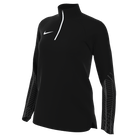 Nike Dri FIT Strike 23 1/4 Zip Women's Drill Top in black