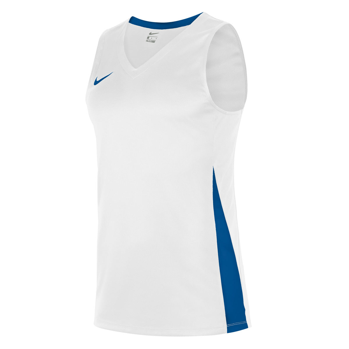 Nike Basketball Jersey in White/Royal Blue