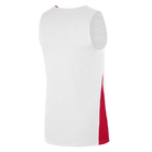 Nike Basketball Jersey in White/University Red