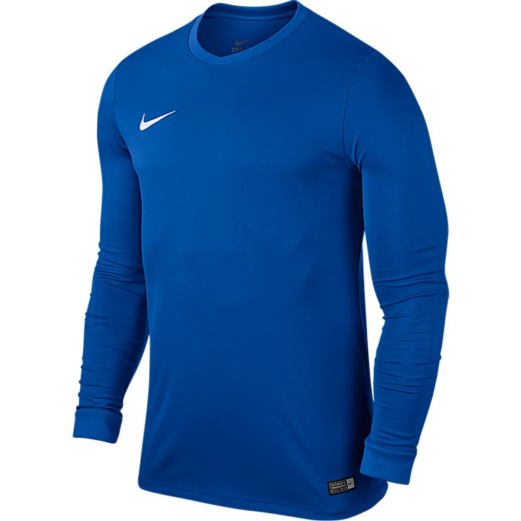 Blue nike long sleeve shirt online