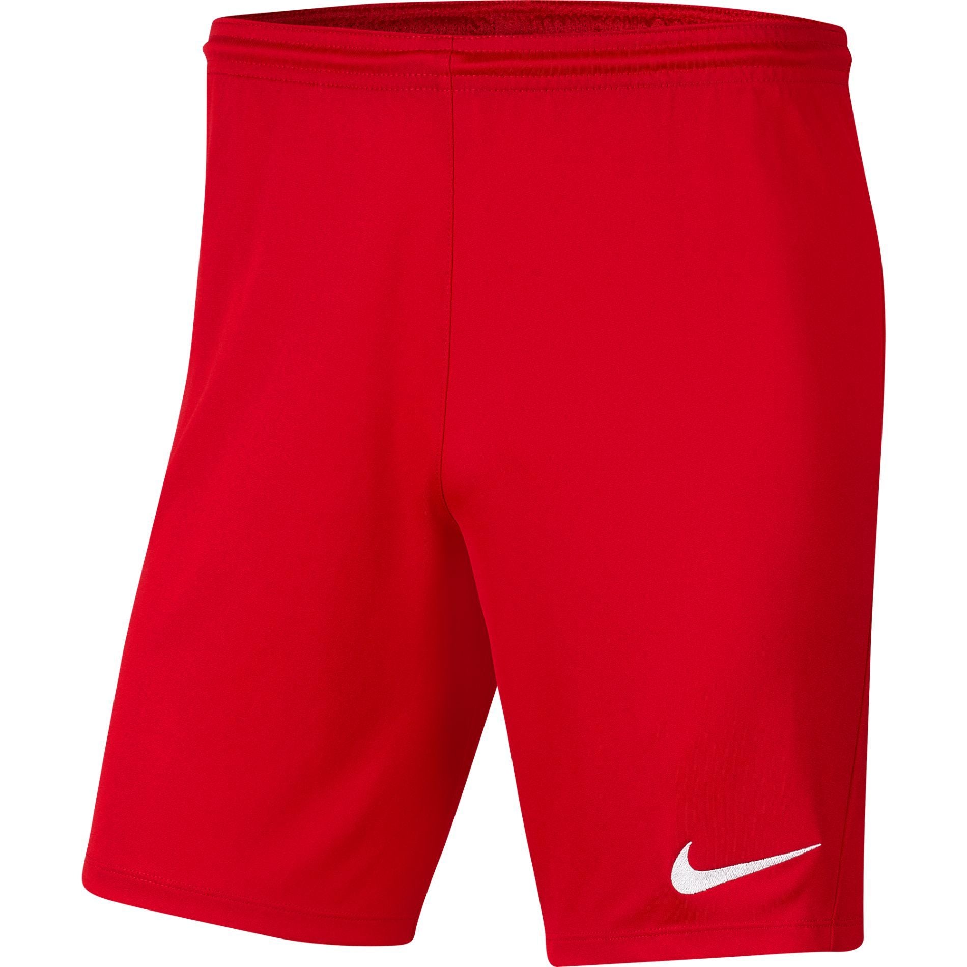 Nike Dri FIT Park III Short in University Red/White