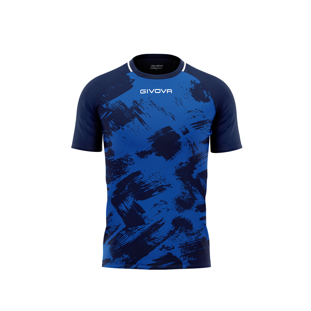 Givova Art Short Sleeve Shirt in Royal/Blue