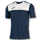 Joma Winner Short Sleeve Shirt in Dark Navy/White