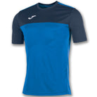 Joma Winner Short Sleeve Shirt in Royal/Dark Navy