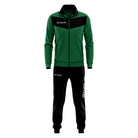 Givova Tuta Visa Tracksuit in Green/Black